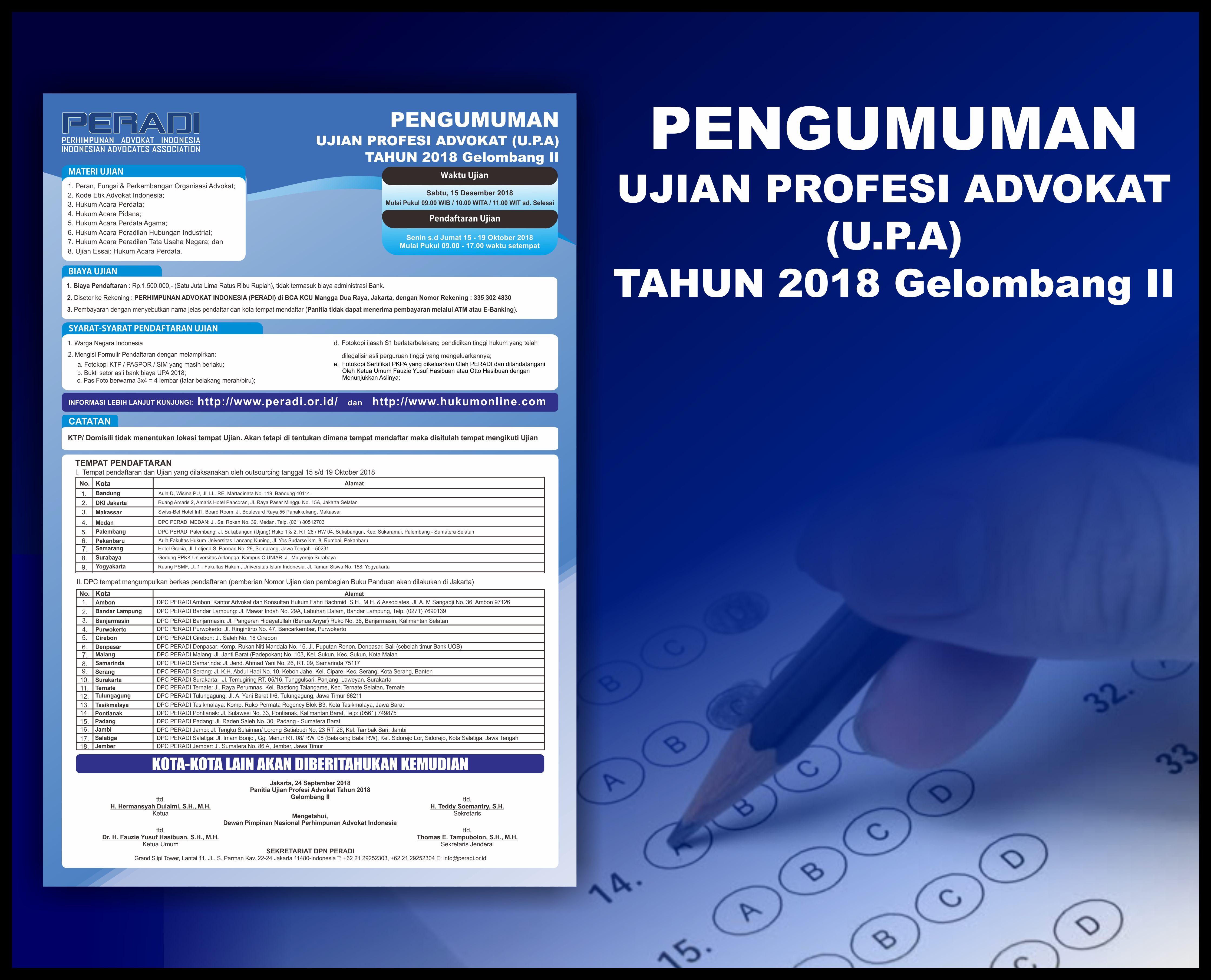 Website Resmi Perhimpunan Advokat Indonesia